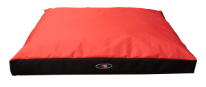 פטקס מזרן מפנק לכלב בצבע אדום מבד הדוחה מים 75X60X10 ס”מ