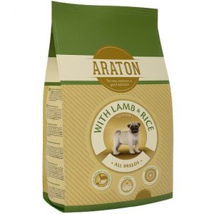 אראטון כלב גור עם כבש ואורז