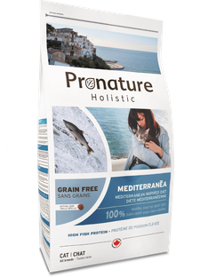 Pronature פרונייצ’ר 2 ק”ג מזון יבש נטול דגנים לחתולים (מדיטריאנו)